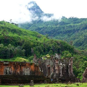 Überland von Südlaos nach Angkor ab Pakse: Champasak: Wat Phou