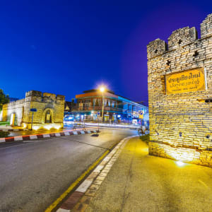 Das Goldene Dreieck ab Chiang Mai: Chiang Mai - West Gate of Old City