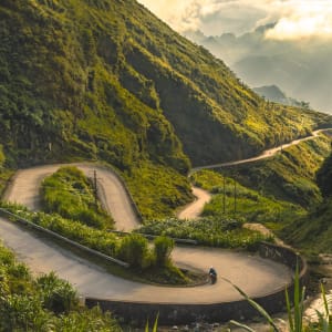 Nord Vietnam sauvage de Hanoi: Curvy road on Ha Giang Loop