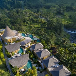 Wapa di Ume Sidemen in Ostbali:  Aerial view