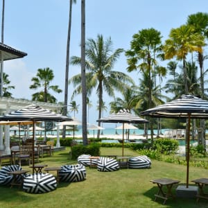 The Sanchaya in Bintan:  Beanbag Setup