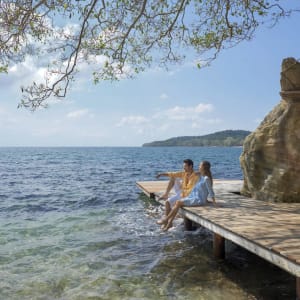 Six Senses Krabey Island in Koh Krabey:  Boardwalk