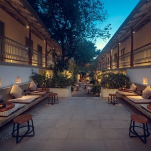 Fort Bazaar in Galle:  Courtyard