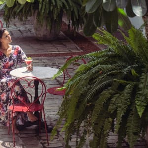 Fort Bazaar in Galle:  Courtyard