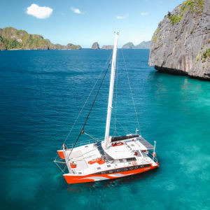 Privater Katamaran im Inselparadies ab Palawan: exterior: El Nido Yachting Club