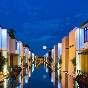 Let's Sea Hua Hin Al Fresco Resort:  Exterior Night Moonrise