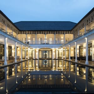 The Sanchaya in Bintan:  Great house_Anteroom exterior