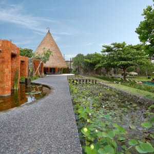 WakaGangga in Südbali:  lotus pond