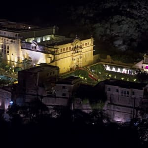 Samode Palace in Jaipur:  opinion: Night View of Palace