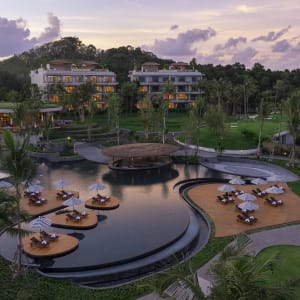 Anantara Koh Yao Yai Resort & Villas in Ko Yao:  Swimming Pool | Twilight
