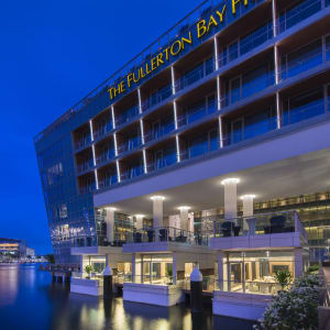 The Fullerton Bay in Singapur:  The Fullerton Bay Hotel Singapore by night