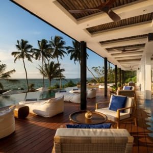 Ahu Bay à Ahungalla:  View from the lounge