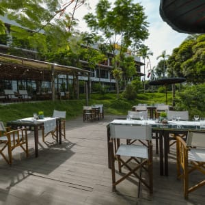 aNhill Boutique in Hue:  AMA Restaurant outside