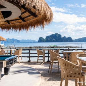 El Nido Resorts Miniloc Island in Palawan:  Beach Bar