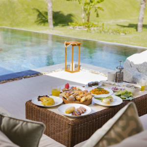 Fusion Resort Cam Ranh in Nha Trang:  breakfast in Villa