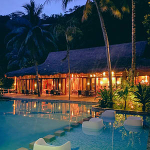 Cauayan Island Resort in Palawan:  Cauayan Restaurant