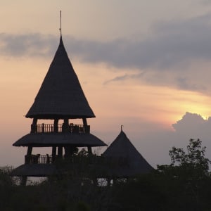 The Menjangan in Nordbali:  Dawn at Bali Tower Restaurant