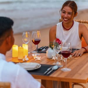 JATI Koh Russey:  Dinner at the beach