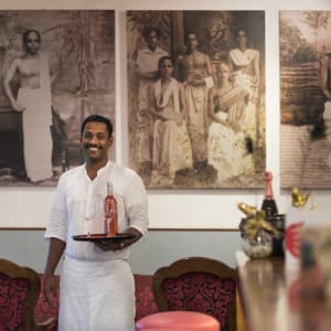 The Malabar House in Kochi:  divine the wine lounge