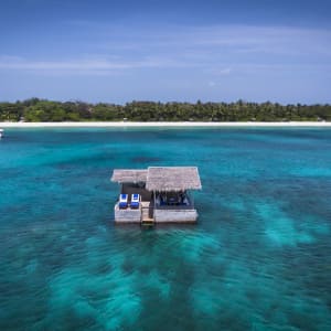 Amanpulo in Palawan:  Floating Bar