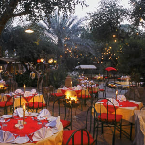 The Ajit Bhawan in Jodhpur:  Garden Dining