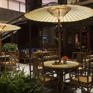 The Peninsula Beijing in Peking:  Huang Ting Restaurant Tea Lounge