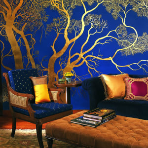 The Oberoi Vanyavilas Wildlife Resort in Ranthambore:  Library Bar