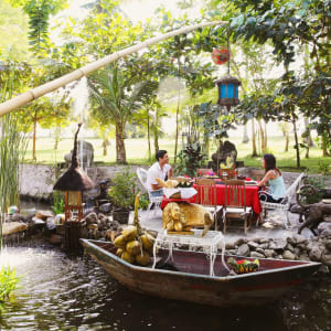 Tugu Lombok:  Lotus Pond -  Dining