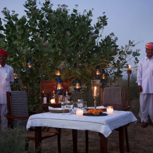 SUJÁN The Serai à Désert du Thar:  Private Dinner