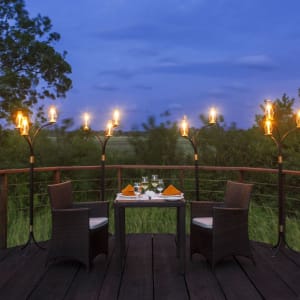 Uga Ulagalla à Anuradhapura:  Private Dinning Setup at the observation deck