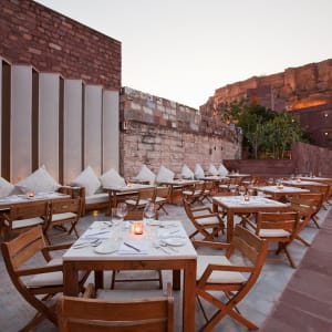 RAAS à Jodhpur:  Restaurant Darikhana, Mehrangarh Fort View 