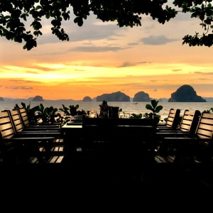 Tup Kaek Sunset Beach Resort à Krabi:  Restaurant Sunset 