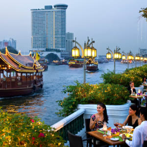 Mandarin Oriental à Bangkok:  Riverside Terrace