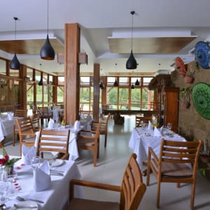 Popa Garden Resort in Bagan:  Sandague Restaurant