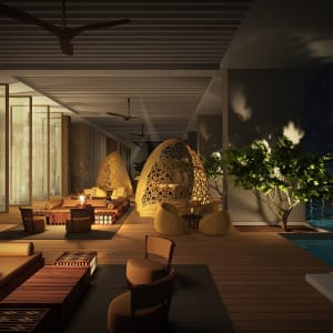 The RuMa Hotel and Residences à Kuala Lumpur:  SANTAI - Pool Bar & Lounge