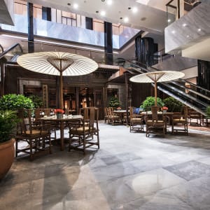 The Peninsula Beijing in Peking:  Tea Lounge at Huang Ting Restaurant