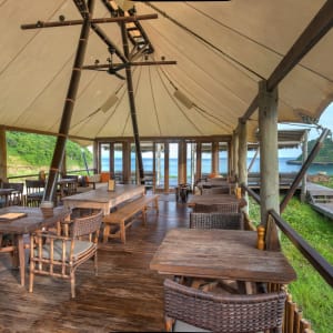 Jeeva Beloam Beach Camp in Lombok:  Tenda Restaurant