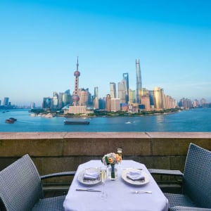 Fairmont Peace in Shanghai:  The Cathay Room Restaurant | balcony