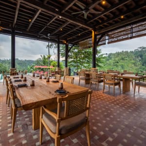 Buahan, a Banyan Tree Escape in Ubud:  The Open Kitchen Restaurant