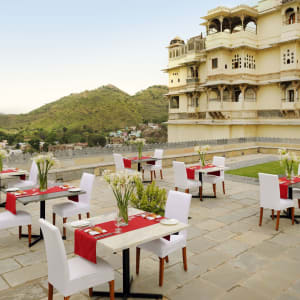 RAAS Devigarh à Udaipur:  The Restaurant Terrace