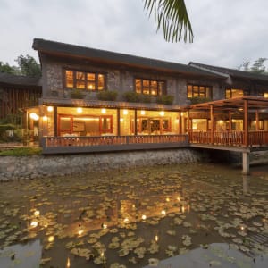 Pilgrimage Village in Hue:  Valley-Restaurant 