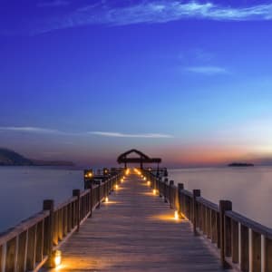 Sudamala Resort Seraya à Labuan Bajo:  Boat jetty