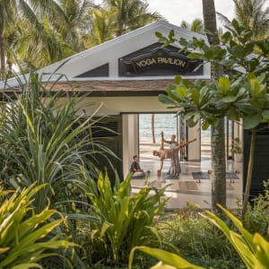 InterContinental Danang Sun Peninsula Resort:  Complimentary Beachside Yoga