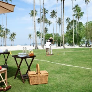 The Sanchaya in Bintan:  Croquet