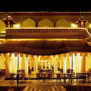 Jai Mahal Palace in Jaipur:  Jaimahal Eve Shot