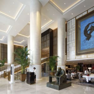 The Peninsula Beijing in Peking:  Lobby