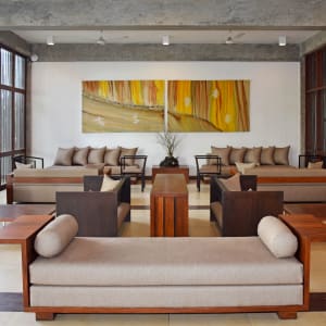 Goldi Sands in Negombo:  lounge area