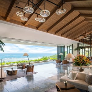 Halekulani Okinawa:  beach: facilities: Sunset Wing Lobby