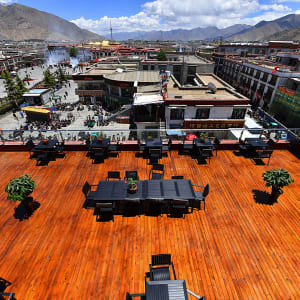 Thangka Hotel in Lhasa:  The Rooftop Lounge