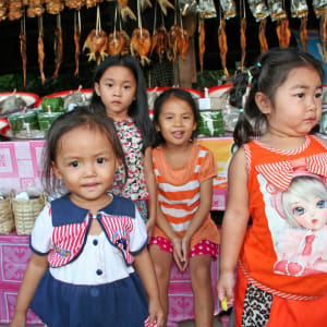 Explorer Vientiane en tuk tuk: Fischmarkt zwischen Vientiane und Vang Vieng